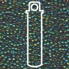 8/0 Chartreuse Lined Green Ab Miyuki Apprx 22gm Tube (354)