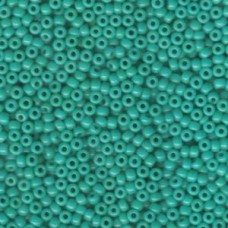 8/0 Seed Beads Matte Opq Turquoise -250gm/bg (412)
