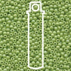 8/0 Matte Op Chartreuse Ab Miyuki Apprx 22gm Tube (416FR)