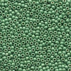 8/0 Miyuki Duracoat Matte Galvanized Dk Mint-250gm (4214F)