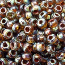 8/0 Round Picasso Tr Lt Smoky Toapz-100 Gm/bg (4505)