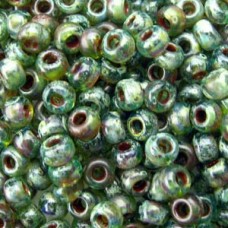 8/0 Round Picasso Olivine Trans-100 Gm/bg (4506)
