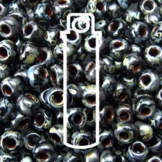 8/0 Round Picasso Smoky Black Matte-22 Gm/tb (4511)