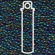 Met Purple/green Iris Miyuki Apprx 22gm Tube (455)