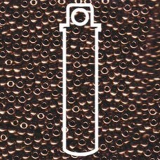 8/0 Met Dk Bronze Miyuki Apprx 22gm Tube (457)