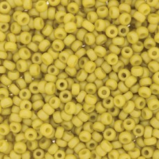 8/0 Round Frost Op Glaze Rnbw Yellow 100gm/bg