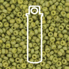 8/0 Round Frost Op Glaze Rnbw Olive Aprx 22gm/tb