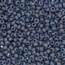 8/0 Round Frost Op Glaze Rnbw Nebula Blue 100gm/bg