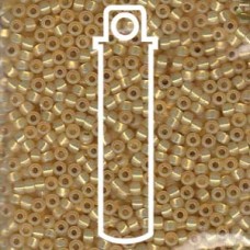 Dyed Lt Amber S/l Alab Miyuki Apprx 22gm Tube (578)