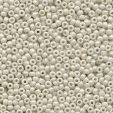8/0 Op Limestone Luster Miyuki 125 Gram Bag (600)