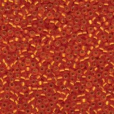 8/0 Matte S/l Orange Miyuki 125 Gram Bag (8F)