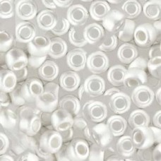 8/0 Sterling Silver Plated Frosted- 50 Gram Bag (961F)