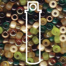8/0 Seed Bd Mix Earth Tone- 22 Gm (MIX07)
