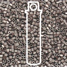 8/0 Cut Matte Nickel Plated Miyuki Apprx 20gm Tube (190F)