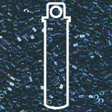 8/0 Cut Blue Lined Aqua Ab Miyuki Apprx 20gm Tube (339)