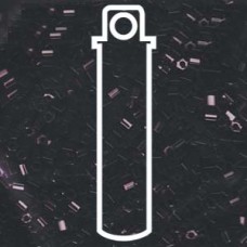 8/0 Cut Black Miyuki Apprx 20gm Tube (401)