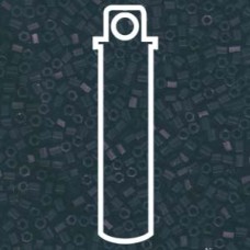 8/0 Cut Matte Black Miyuki Apprx 20gm Tube (401F)