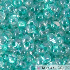 Berry 2.5 X 4.5mm Spkl Aqua Green Lnd Crys - 100 Gm/bg (1528)