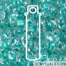 Berry 2.5 X 4.5mm Spkl Aqua Green Lnd Crys - Apx 23gm/tb (1528)