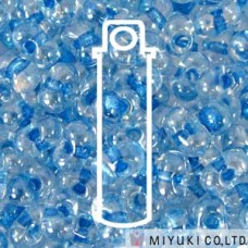 Berry 2.5 X 4.5mm Spkl Sky Blue Lnd Crys - Apx 23gm/tb (1529)