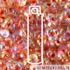 Berry 2.5 X 4.5mm Dk Peach Lnd Crys Ab- Apx 23gm/tb (275)