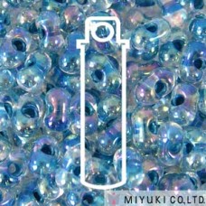 Berry 2.5 X 4.5mm Marine Blue Lnd Crys Ab- Apx 23gm/tb (279)