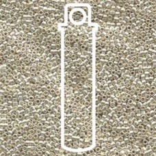 Delica Bead Galvanized Silver Aprx 7.2 Gm (DB035)