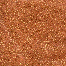 Delica 10/0 Silver Lined Orange 100gm Bg (DBM0045)