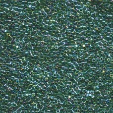 Delica 10/0 Lined Lime Ab 100gm Bg (DBM0060)