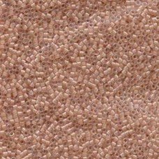 Delica Bead Lined Beige Ab 100gm Bg (DB069)