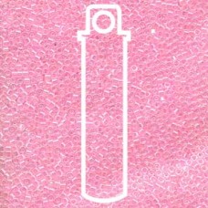 Delica Bead Lined Pink Ab Aprx 7.2 Gm (DB071)