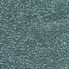 Delica 10/0 Lined Lt Seafoam Ab 100gm Bg (DBM0084)