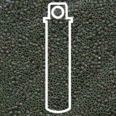 Delica Bd Op Dk Olive Luster Dyed- Aprx 7.2gm (DB131)