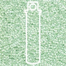 Delica Bead Matte Op Lt Mint Ab Aprx 7.2 Gm (DB1526)