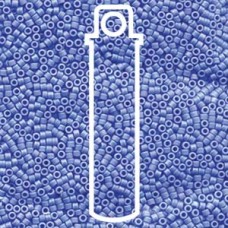 15/0 Delica Matte Opq Cyan Blue Ab -apx 7gm (DBS1597)