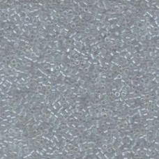 11/0 Delica Pearl Lined Tr Pale Grey Ab-50gm (DB1677-50)