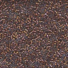 11/0 Delica S/l Glazed Dk Honey Ab -50gm (DB1692-50)