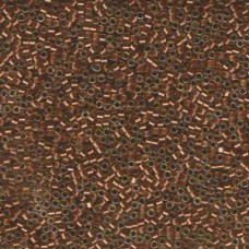 11/0 Delica Copper Pearl Lined Chartruese -50gm (DB1703-50)