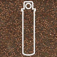 11/0 Delica Copper Pearl Lined Chartruese-aprx 7.2gm (DB1703)