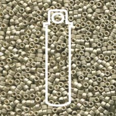 11/0 Delica Duracoat Glvnzd Mtt Silver-apprx 7.2gm (DB1831F)