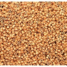 11/0 Delica Duracoat Glvnzd Mtt Yellow Gold-25 Gm Bag (DB1833F-25)