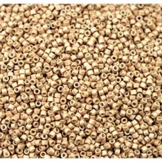 11/0 Delica Duracoat Glvnzd Mtt Champaigne-25 Gm Bag (DB1834F-25)