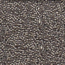 11/0 Delica Duracoat Glvn Lt Smky Pewter-50 Gm Bg (DB1851-50)