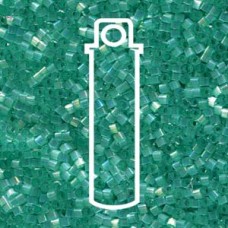 Delica 11/0 Silk Inside Dyed Aqua Green Ab-7.2gm/tb (DB1869)