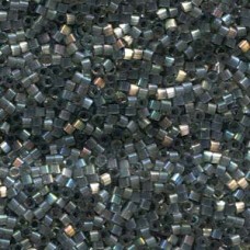 Delica 11/0 Silk Inside Dyed Rustic Gray Ab-50gm/bg (DB1872-50)