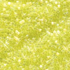 Delica 11/0 Silk Inside Dyed Citron Ab -50gm/bg (DB1873-50)