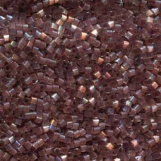 Delica 11/0 Silk Inside Dyed Rose Topaz Ab-50gm/bg (DB1878-50)