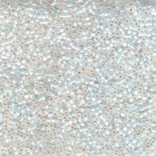15/0 Delica White Opal Ab -50 Gm Bag (DBS0222)