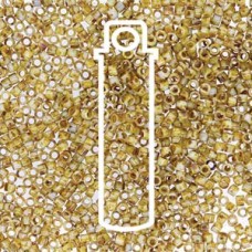 11/0 Delica Picasso Canary Yellow Matte -apx 7.2gm/tb (DB2262)