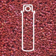 11/0 Delica Glazed Opaque Dk Red 7.2gm/tb (DB2275)